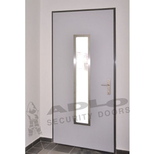 ADLO - Security door ZENIT, glass P100 atypical, surface Sprela