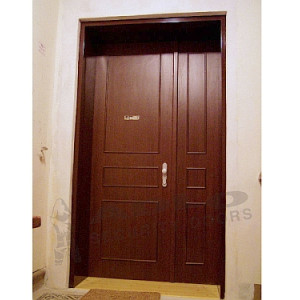 ADLO - Security door ARDEN, double-wing slat design, doorframe depth 45cm