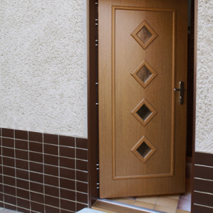 ADLO - Security door Teduo, glass P551, Termo exterior, armour triple-pane glass Termo