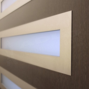 ADLO - Security Door ADUO, NOBLESSE, Gloria 003, Termo triple-pane glass, detail