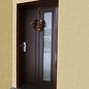 ADLO - Security Door TEDUO, Termo Exterior, Termo triple-pane glass, from outside