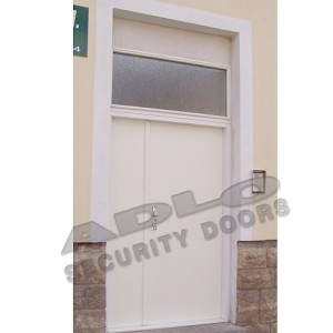 ADLO - Security door ARDEN, double-wing, with top-skylight