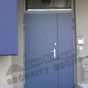 ADLO - security door TEJEN M4, double-wing Color, with top-skylight