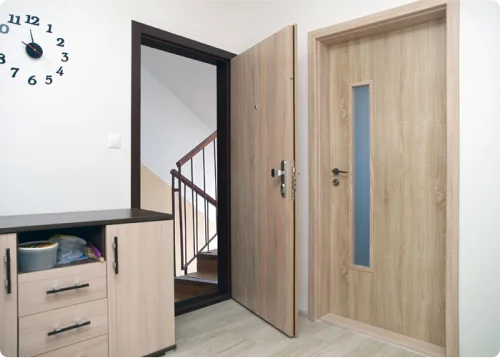 Apartment security doors