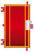 ADLO Security door LISBEO D3 (ECONOMY category)