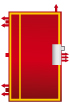 ADLO Security door KASIM D3 (ECONOMY category)