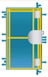 ADLO Security door ADUO (TERMO category)