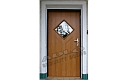 ADLO - security door TEJEN M4, glass P450, surface Sprela, for the exterior