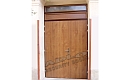ADLO - security door TEDUO, double-wing with top-skylight