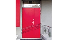 ADLO - security door TESIM, double-wing Color, with top-skylight