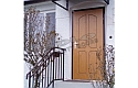 ADLO - Security door TEJEN M4, profile Veneer F154, for the exterior