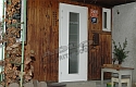 ADLO - Security door TEDUO, surface Sprela, glass P100, for the exterior