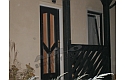 ADLO - Security door ADUO, surface Sprela, glass P401, AQUA