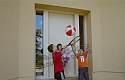 ADLO - Security door ADUO, plain, for the exterior, with side-skylights