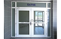 ADLO - Security door TEDUO, glass atypical, with skylights