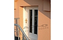 ADLO - Security door ADUO, glass P372, atypical height, AQUA