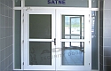 ADLO - Security door TEDUO, atypical glass, with skylights