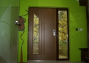 ADLO - Security Door TEDUO, Termo Exterior, glass, with a side skylight