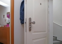 ADLO - Security door ARDEN, panel design 101 - KV 1, door surface RAL 9010 mat finish