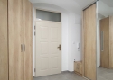 ADLO - Security door TEDUO, panel design KV1 350, with top skylight, total height 250 cm