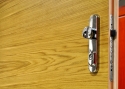ADLO - Security Door TEJEN M4, door surface natural Veneer, apartment entrance