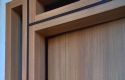 ADLO - security door TEDUO, Termo exterior, triple-pane glass skylights, detail of a doorframe facing