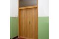 ADLO - Security Door ADUO, double-wing, with top skylight, wooden decor doorframe 
