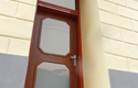 ADLO - Security door ADUO, Termo Exterior, glass P221, top skylight, Termo triple-panel glass