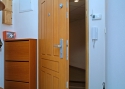 ADLO - Security door Aduo, profile design Veneer OAK, colour matching for fittings, door guard, and viewer