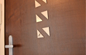 ADLO - Security door ADUO, atypical design from the inner door side following the customer's specification
