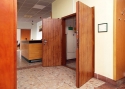 ADLO - Security door LISBEO, two-winged 75x75cm, plain design, door surface DR354