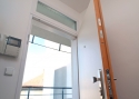ADLO - exterior Termo door ADUO, top skylight, two-coloured, security bar