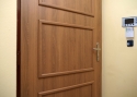 ADLO - exterior Termo door Aduo, slat design LOG 200, door and slat surface G731