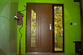 ADLO - Security Door TEDUO, Termo Exterior, glass, with a side skylight