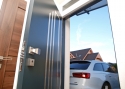 ADLO - Exterior Termo door Tejen, slat L370, door surface RAL7016 inner and G242 outer, top skylight