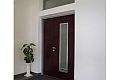 ADLO - Security Door BASTO, glass, double-wing, top skylight