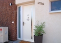 ADLO - Exterior Termo door ADUO, atypical slats, anticor slats, height 220cm, side skylight