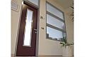 ADLO - Security Door BASTO, glass with top and side skylights