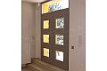ADLO - Security Door ADUO, glass double-wing, with top skylight, form inside