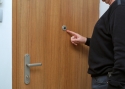 ADLO - Security door ADUO, custom height and placement of the viewer according to customer’s requirements