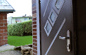ADLO - Security door Teduo, Glass P520, Termo exterior, armour-plate Termo  triple-pane glass