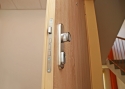 ADLO - Security door LISBEO, outside door surface Oak Bardolino, inside door surface Sandy Ash