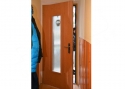 ADLO - Security door ARDEN, glass P107, Termo Exterior, Termo triple-pane glass, atypical slats