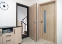 ADLO - Security door LISBEO, door finish DNO 517 Oak Noma, apartment entrance door
