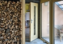 ADLO - Security Termo door ADUO + M4, glass PS107, door and slat surface LP RAL1001