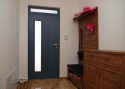 ADLO - Security Termo door Teduo, glass PS370, top skylight, door surface Geta 411