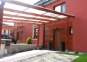 ADLO – exterior Termo door ADUO, atypical slats, handle-handle, handle Astra stainless steel matt