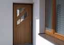 ADLO – exterior Termo door Kasto, glass P453, armour-style Termo triple-pane glass 