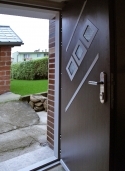 ADLO – exterior Termo door Teduo, glass P520, armour-style Termo triple-pane glass