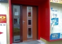 ADLO – exterior Termo door ADUO, NOBLESSE, Dalia 004, side skylight